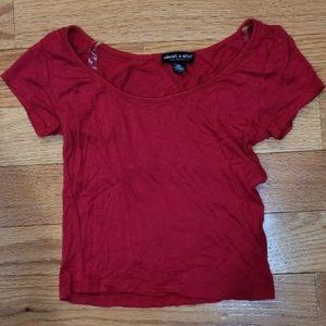 Red Crop Top